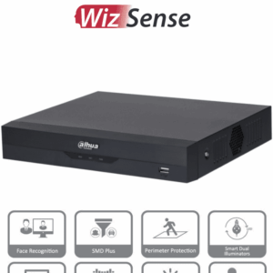 DAHUA XVR5108HS-I3 - DVR de 8 canales 5MP Lite, WizSense con IA, H.265+, 8 Canales HDCVI+4 IP o hasta 12 canales IP, 1 canal de reconocimiento facial, SMD Plus, 1 canal de protección perimetral y 1 bahía HDD #HDCVI9.0 #5MP