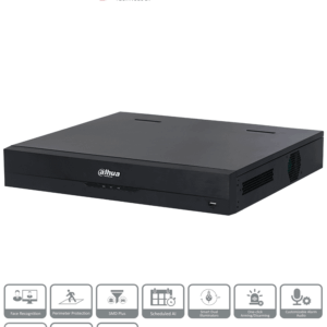 DAHUA DH-XVR5432L-I3 - DVR de 32 canales 5MP Lite con IA WizSense, H.265+, 4 bahías para HDD, 32 canales IP, 2 canales de reconocimiento facial, SMD Plus, codificación IA, Onvif, funciones IoT & POS.