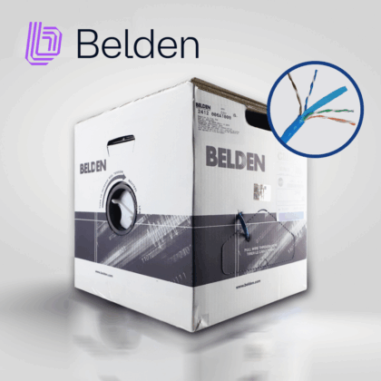 CABLE UTP CAT6 INTERIOR AZUL 1000 PIES 2412 006A1000 BELDEN