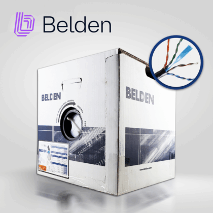 CABLE UTP CAT6 INTERIOR NEGRO 2412 010A1000 BELDEN