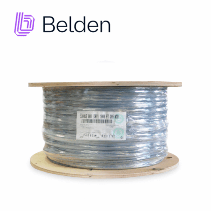 CABLE PARA SEGURIDAD Y ALARMA  BELDEN 5304UE 0081000/008U1000 FORRO PVC GRIS CMR-RISER 6C/18 AWG 6 CONDUCTORES CALIBRE 18 AWG MULTIFILAR 100% COBRE USO INTERIOR ESPECIAL PARA APLICACIONES SISTEMAS DE SEGURIDAD INTERCOMUNICADOR DE AUDIO ALTAVOZ CONTROLES CON LIMITACIÓN DE ENERGÍA BOBINA 1000 PIES 305 METROS