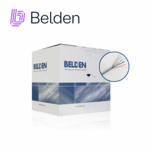 CABLE DE SEGURIDAD Y SONIDO BELDEN 5504UE 0081000 / INTERIOR / GRIS / 6 CONDUCTORES / 22 AWG / FORRO PVC / CMR / BOBINA / 1,000 PIES 305 METROS