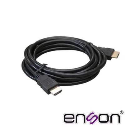 CABLE DE VIDEO HDMI ENSON ENS-HDMICB1M 1MT MACHO-MACHO VERSION 1.2 RECOMENDADO PARA SISTEMAS DE VIDEO VIGILANCIA