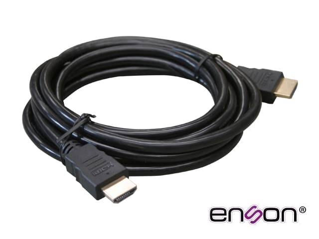 CABLE DE VIDEO HDMI ENSON ENS-HDMICB3M 3MT MACHO-MACHO VERSION 1.2 RECOMENDADO PARA SISTEMAS DE VIDEO VIGILANCIA