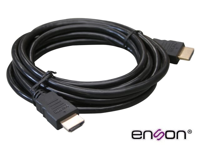 CABLE DE VIDEO HDMI ENSON ENS-HDMICB5M 5MT MACHO-MACHO VERSION 1.2 RECOMENDADO PARA SISTEMAS DE VIDEO VIGILANCIA