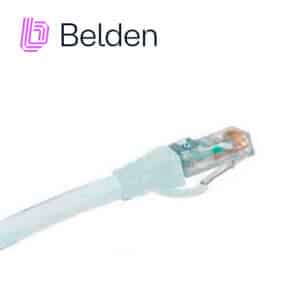 PATCHCORD UTP CAT5E BELDEN C501109010 FORRO PVC BLANCO CMR-RISER 4 PARES CALIBRE CONDUCTOR 24 AWG 100% COBRE USO INTERIOR PARTES RELACIONADAS:CONECTORES MODULARES CAT5E PATCH PANEL CAT5E LONGITUD 10 PIES 3 METROS