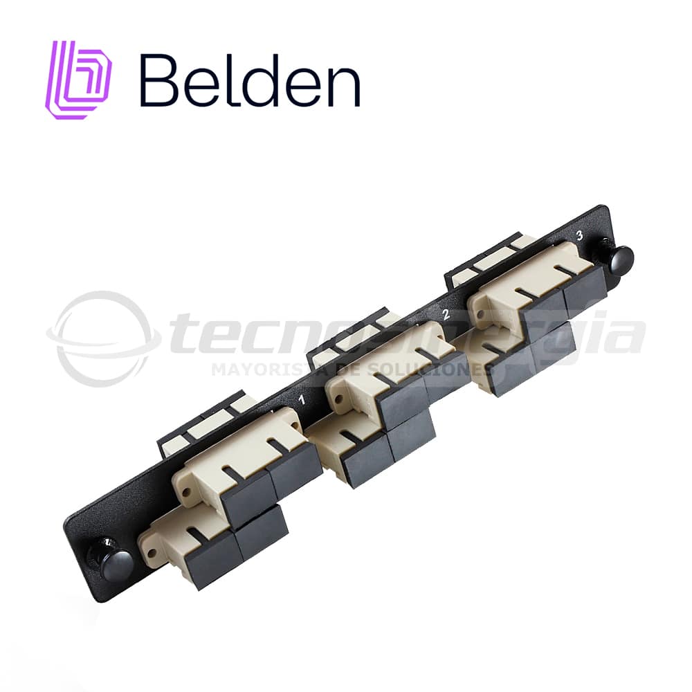 Belden AX100098 | Panel Adaptador SC Duplex 6C/12 Hilos OM1