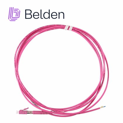 Pigtail de fibra óptica Belden FT4LC2MMPS01 LC Simplex OM4 2 metros
