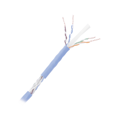 Bobina de cable de 305 metros Cat6+, CM, CALIBRE 23 ALTO RENDIMIENTO, ETL,UL, color azul, super flexible, para aplicaciones de video vigilancia, video HD, y redes de datos. Uso interior. - Image 3