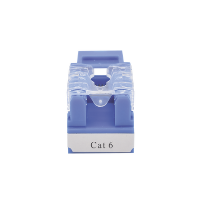 Módulo Jack 110 Cat6, Keystone para faceplate - Color Azul - Image 4
