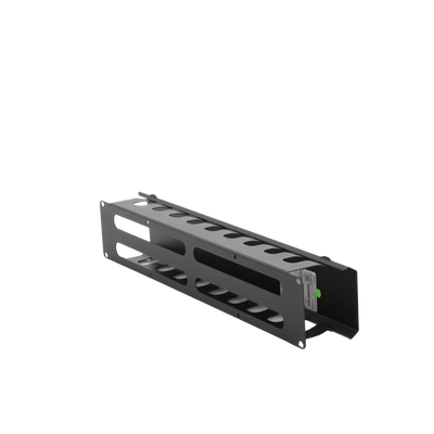 Organizador de Cables Horizontal de 2U para Rack de 19" con Cubierta Metálica - Image 5