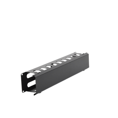 Organizador de Cables Horizontal de 2U para Rack de 19" con Cubierta Metálica - Image 4