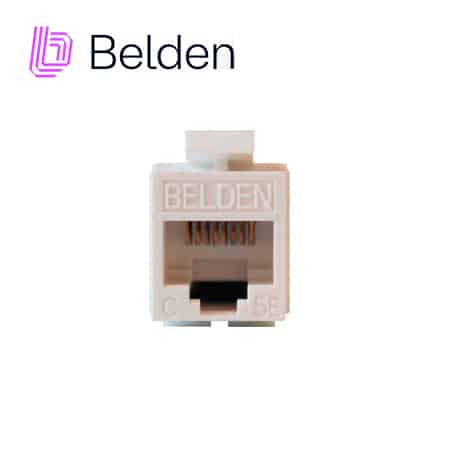 Conector modular Jack RJ45 Categoría 5e Belden AX101309 estilo KeyConnect
