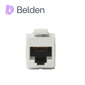 CONECTOR MODULAR JACK CAT6A RJ45 BELDEN AX102282 / KEYCONNECT / INTERIOR / BLANCO / PIEZA