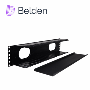 ORGANIZADOR HORIZONTAL BELDEN 9512-1902N / NEGRO / 2UR / CON TAPA