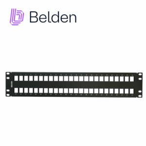 PATCH PANEL KEYCONNECT CAT6/CAT6A BELDEN AX103115 / NEGRO / 48 PUERTOS / 2UR / MODULAR/VACIO / PIEZA