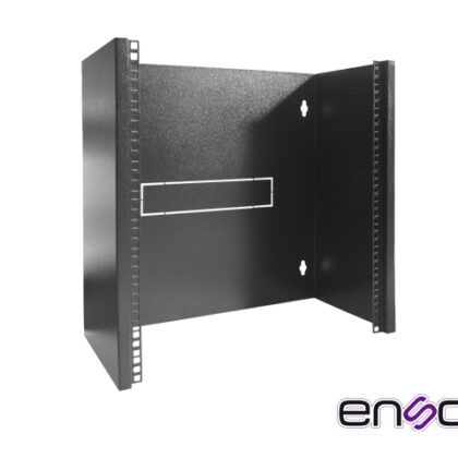 RACK DE PARED ENSON ENS-RACKW12U 12UR PREPARADO PARA ANCLAJE EN PARED CONSTRUIDO EN UNA SOLA PIEZA CAPACIDAD DE CARGA DE 20 KG IDEAL PARA ESPACIOS REDUCIDOS CUMPLE CON NORMA EIA
