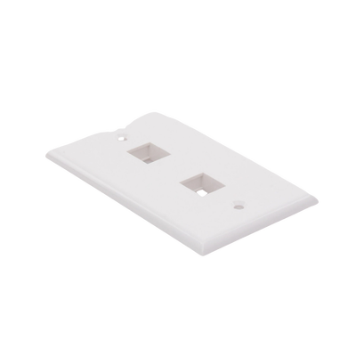 Placa de pared de 2 puertos, Keystone, Color Blanco - Image 4