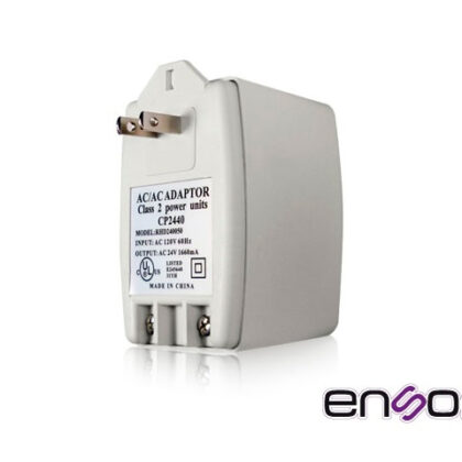 FUENTE DE PODER TRANSFORMADOR ENSON RT-2440 DE 24VAC 1.8A 40W COMPATIBLE CON CONVERTIDOR DE CORRIENTE PSC-24122 IDEAL PARA SU USO EN CCTV INCENDIO Y DEMAS EQUIPOS QUE FUNCIONEN A 24VAC