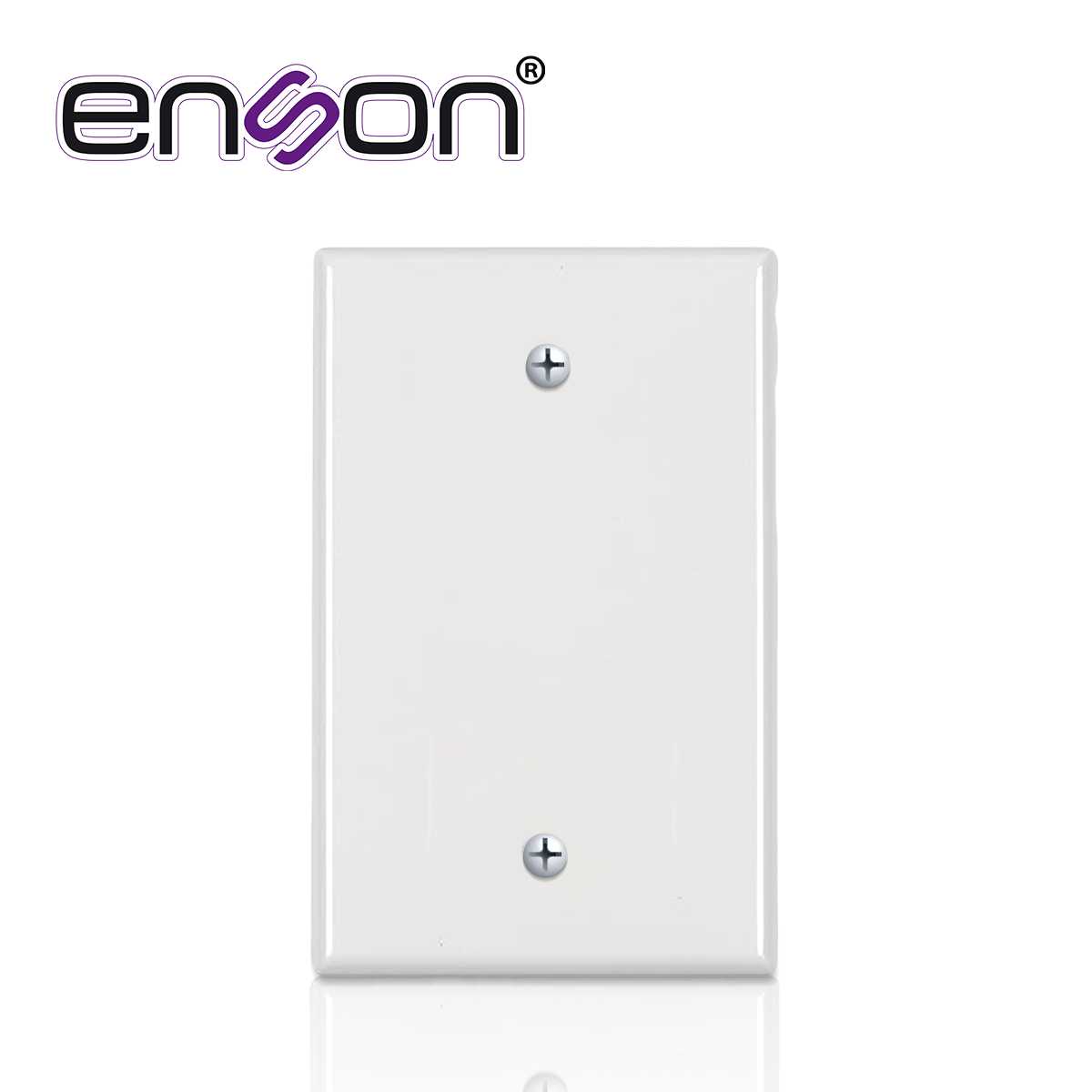 TAPA CIEGA PARA CAJAS RECTANGULARES ESTANDAR COMPATIBLE CON CAJAS THORSMAN ENSON ENS-948 BLANCO INCLUYE TORNILLOS.