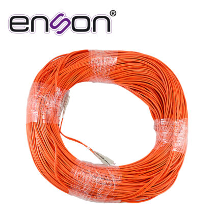 FIBRA OPTICA ENSON 60201O200 DE 200MTS DUPLEX MULTIMODO OM1 ARMADA Y TERMINADA CON CONECTORES SC-SC