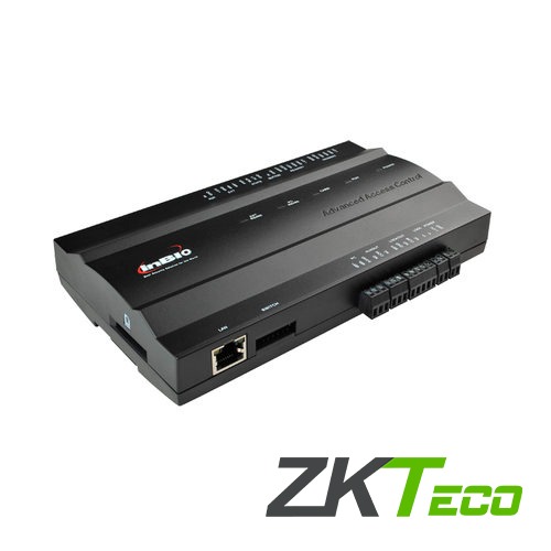 PANEL DE CONTROL DE ACCESO AVANZADO ZKTECO INBIO160 1PUERTAS/2LECTORAS/3000HUELLAS/30,000TARJETAS/100,000REGISTROS TCPIP/RS485/1INOUTAUX COMPATIBLE CON LECTORAS SERIE KR Y FR