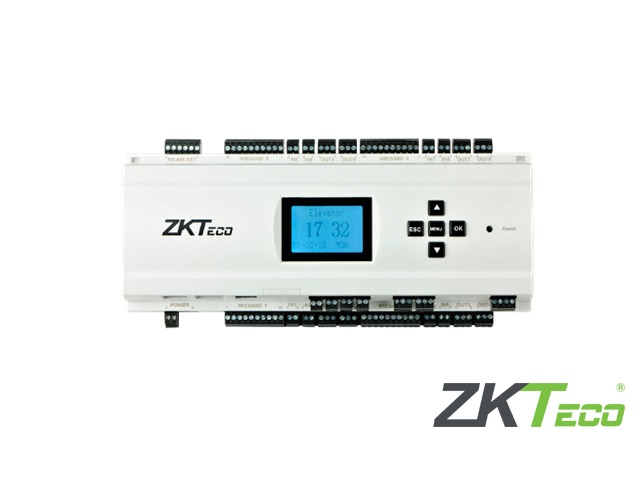 PANEL DE CONTROL DE ELEVADOR ZKTECO EC10 CONTROLA 10 PISOS COMPATIBLE CON ELEVADORES ANALOGICOS CAPACIDAD 3000HUELLAS/30,000TARJETAS125KHZ/100,000REGISTROS TCP/IP/RS485 COMPATIBLE CON LECTORAS FR1200/FR1500 EXPANDIBLE HASTA 58 PISOS CON 3 TARJETAS EX16 NECESITA LICENCIA DEL SOFTWARE ZKBIO CVSECURITY MODULO DE ELEVADOR (SE DEBE COTIZAR EL SOFTWARE ZKBIO CVSECURITY EN SU MÓDULO DE ELEVADOR)