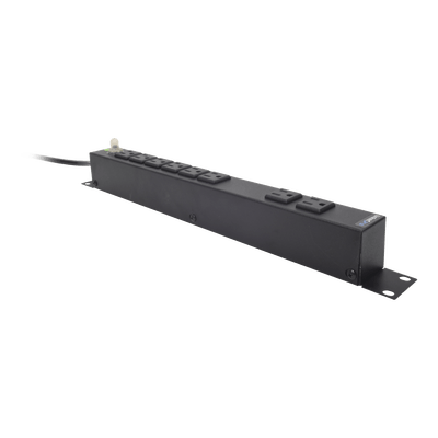 Tomacorriente Horizontal (PDU) de 8 Contactos (NEMA 5-15R) Rack 19" 1UR. Voltaje Entrada/Salida: 120Vca/15A - Image 2