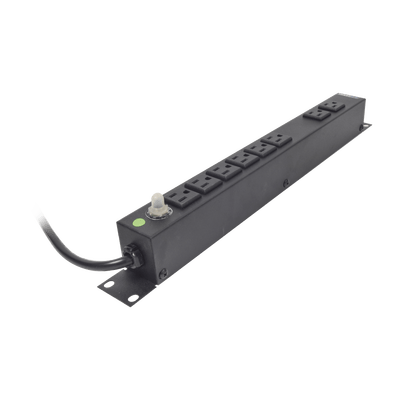 Tomacorriente Horizontal (PDU) de 8 Contactos (NEMA 5-15R) Rack 19" 1UR. Voltaje Entrada/Salida: 120Vca/15A - Image 3