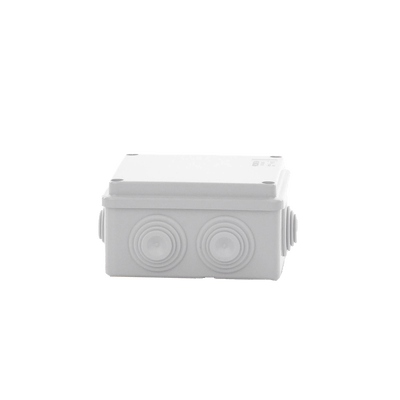 Caja de derivación de PVC Auto-extinguible con 6 entradas, tapa atornillada, 100x100x50 MM, (Medidas internas, mayor área permisible para e cable, Para exterior (IP55) - Image 6