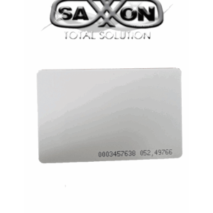 SAXXON SAXDUAL03 - TAG De PVC Con Tecnología Dual / UHF / ID / Compatible con Lectoras SAXR2656 & SAXR2657 y de Lectoras de Proximidad 125 khz / EPC GEN2 / Folio Impreso / Imprimibles Compatibles con Controles de Acceso #SX1