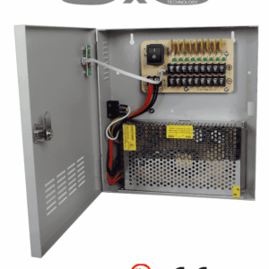 SAXXON PSU1220-D9 - Fuente de Poder de 12 vcd/ 20 Amperes/ Para 9 Camaras/ 2.2 Amperes por Canal/ Protección contra Sobrecargas/ Certificación UL/