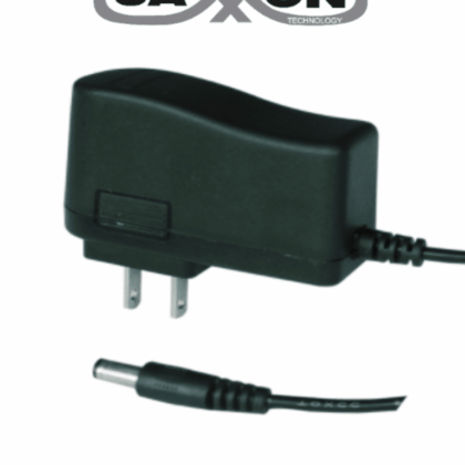 SAXXON PSU1201E - Fuente de Poder Regulada de 12 Vcc 1 Amper/ Conector Macho/ Especial para Camaras de CCTV/ Usos Multiples/
