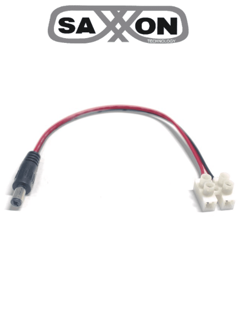 SAXXON PSUWB04 – Bolsa de 10 Conectores Macho para Alimentación de Camaras/ Cable Calibre 18 AWG/