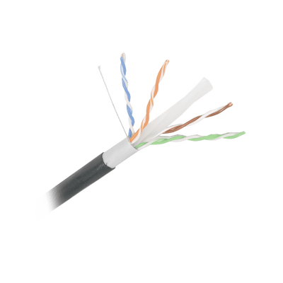 Cable Cat6+ CALIBRE 23, UTP, Intemperie con GEL DOBLE CHAQUETA, ETL, UL, color negro de 305 Metros, para Climas EXTREMOS - Image 3