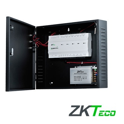 PANEL DE CONTROL DE ACCESO AVANZADO GREENLABEL ZKTECO INBIO460PROBOX KIT GABINETE Y FUENTE 4PUERTAS/8LECTORAS/20,000HUELLAS/60,000TARJETAS/100,00 REGISTROS TCPIP/RS485/ 4INAUX/4OUTAUX COMPATIBLECONLECTORASKR502E/KR502E RS/KR503E/FR1200/FR1300/FR1500/FR1500-WP COMPATIBLESOFTWAREZKBIOSECURITYMODULOACCESO INTERIOR