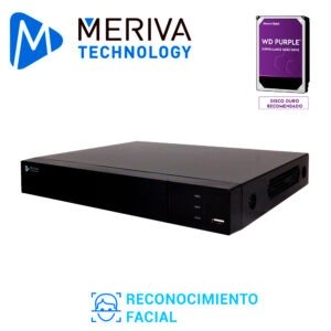 NVR FACE RECOGNITION/VIDEO INTELLIGENT/H.265 8CH POE 8MP 2DD/HDMI 4K + VGA/ONVIF/ MERIVA TECHNOLOGY MAIN-0808/P2P CLOUD N9000