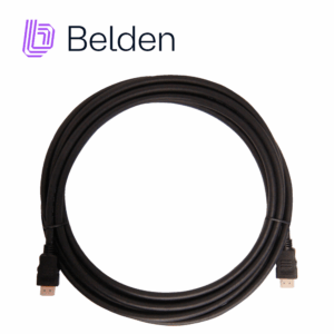 CABLE VIDEO HDMI BELDEN HDE005MB, ALTA VELOCIDAD, 4K, 5 MTR NEGRO