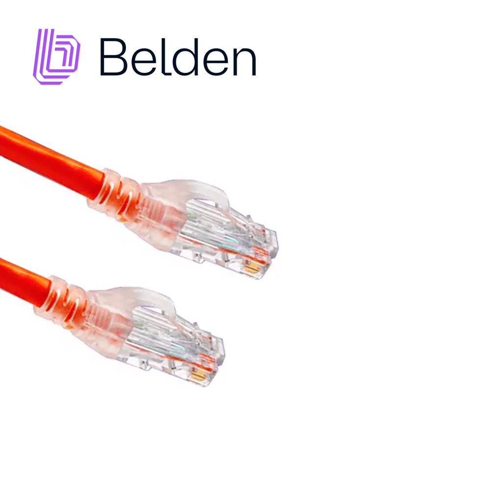 Patchcord UTP CAT6 BELDEN C601102007 CMR-Riser Rojo – 2.1 Metros, 24 AWG Cobre