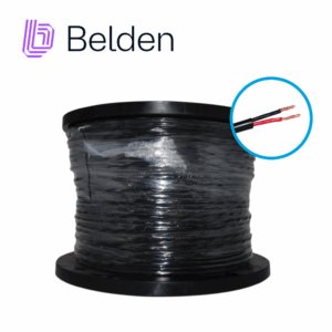 CABLE PARA ALTAVOZ BELDEN 1309A 0101000 FORRO PVC NEGRO, CL3, CM 2C/14AWG 2 CONDUCTORES CALIBRE 14 AWG MULTIFILAR 100% COBRE DE ALTA CONDUCTIVIDAD SIN OXIGENO USO INTERIOR-EXTERIOR ESPECIAL PARA APLICACIONES CABLE DE BOCINA; ENTIERRO DIRECTO; CINE EN CASA INTERIOR / EXTERIOR; ALTAVOZ DE PARED; ALTAVOZ EXTERIOR BOBINA 1000 PIES 305 METROS