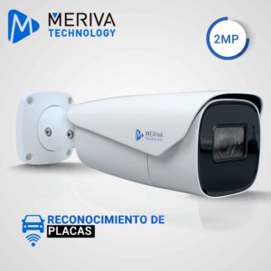 CAMARA IP BULLET LPR MERIVA TECHNOLOGY MAPR-200 / 2MP / H.265+ / LENTE MOTORIZADO 2.8 - 12MM  / 50 - 70M IR / IP67 / METALICA / 12 VCD / POE / SOPORTA MICRO SD HASTA 256 GB (NO INCLUIDA) / 1 ENTRADA + 1 SALIDA DE AUDIO / 1 ENTRADA + 1 SALIDA DE ALARMA / SALIDA BNC / ONVIF / ANALITICA RECONOCIMIENTO DE PLACAS HASTA 10,000 PLACAS (NO REQUIERE NVR)