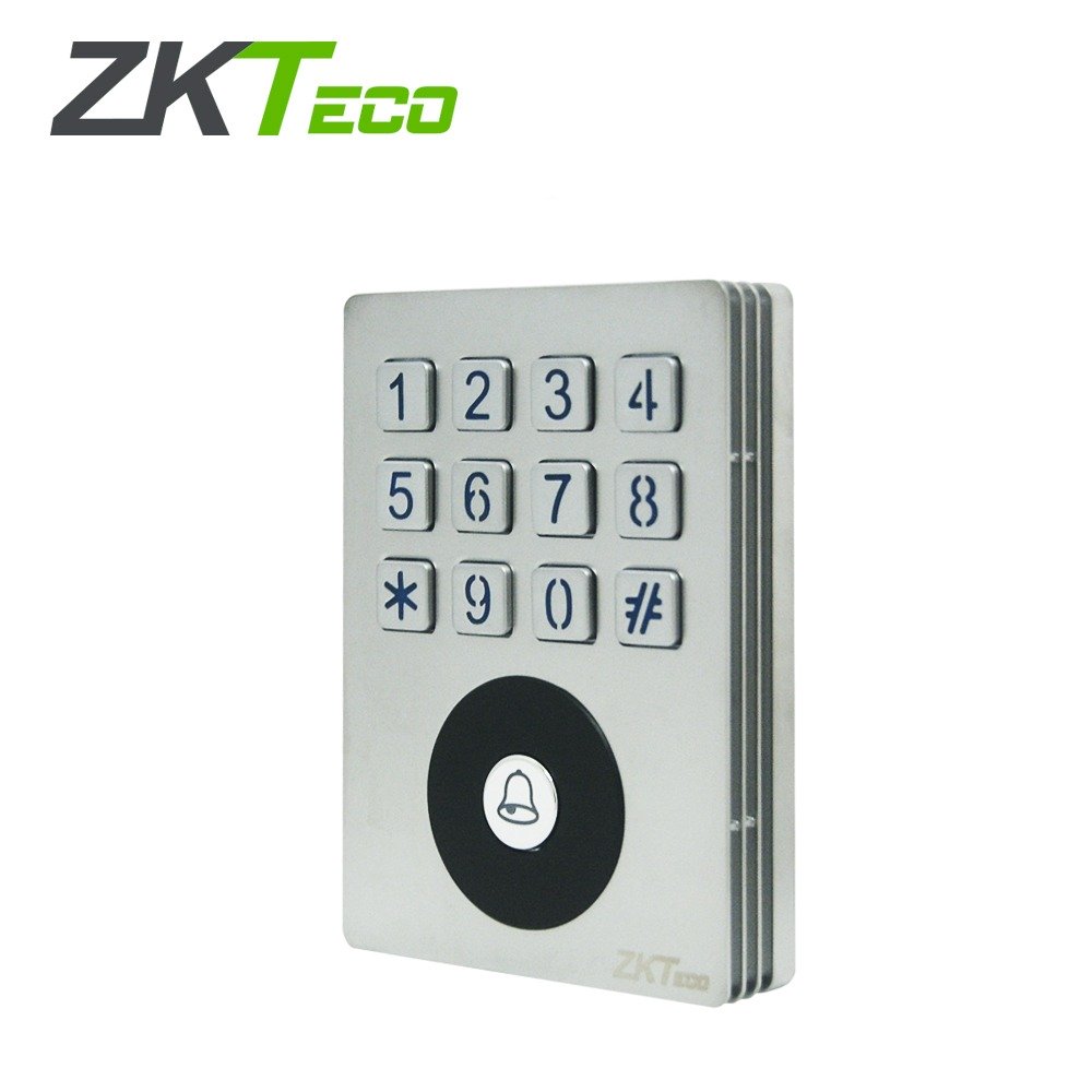 CONTROL DE ACCESO PARA EXTERIOR SKW-H2 ID ZKTECO ALMACENA HASTA 5,000 TARJETAS 125KHZ  O 5,000 CONTRASEÑAS/ RELEVADOR PARA CONTROLAR UNA PUERTA OPERA DOS MODOS DE TRABAJO STANDALONE Y COMO LECTOR WIEGAND PARA PANELES INBIO