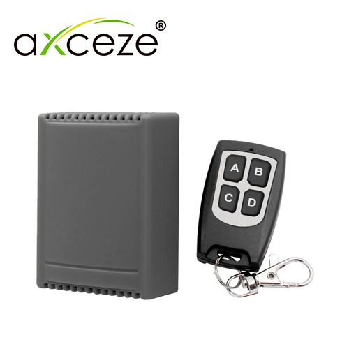 RECEPTOR INALAMBRICO CON CONTROL REMOTO DE 4 BOTONES AXCEZE AX-REC40