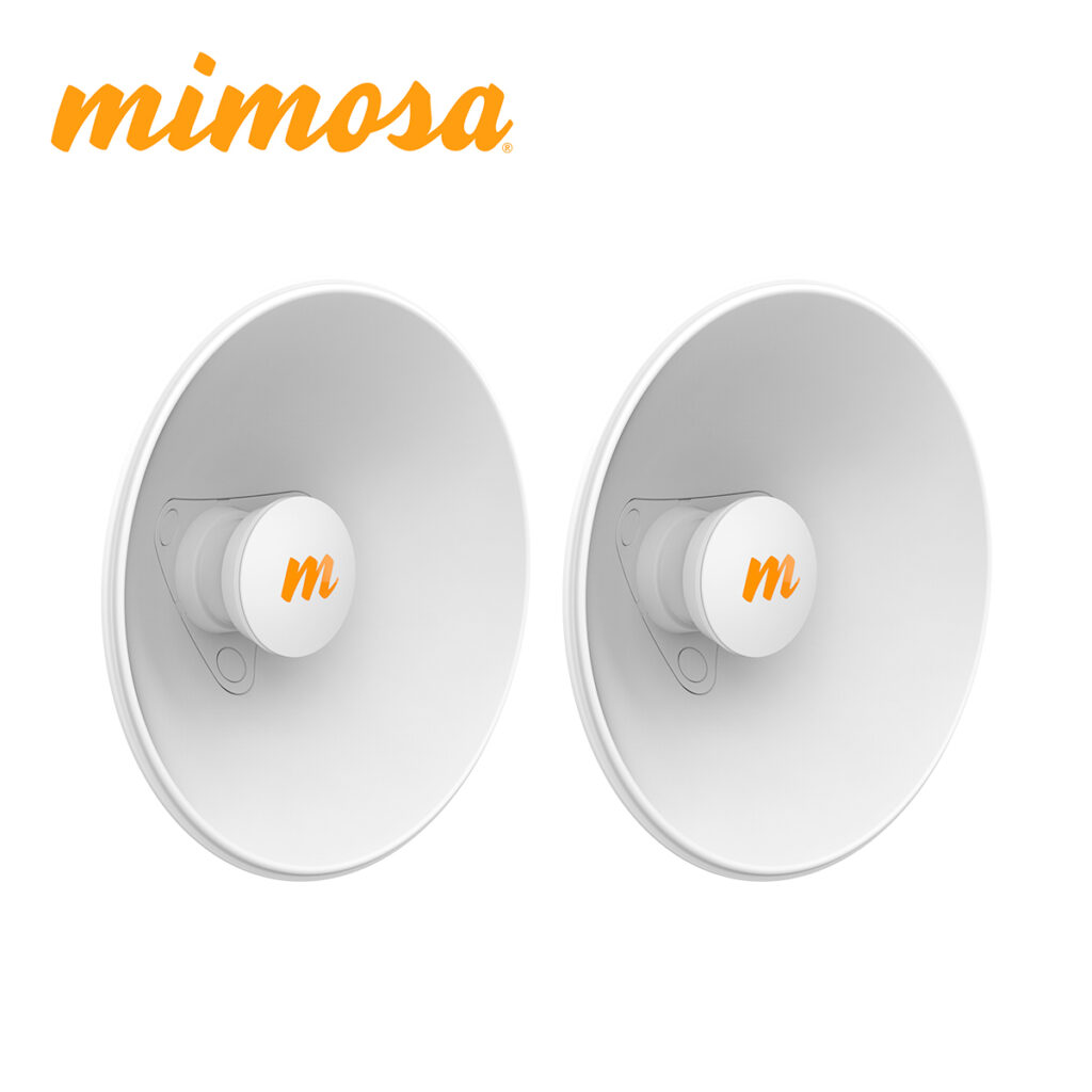 ANTENA DISH MODULAR TWIST MIMOSA N5-X20 270MM DIAMETRO GANANCIA DE 20DBI 4.9-6.4 GHZ PARA RADIOS C5X Y B5X (CONTIENE 2 ANTENAS)