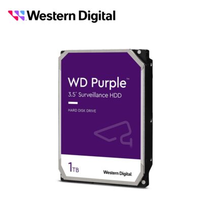 Disco Duro Purple de 1 TB / 5400 RPM / Optimizado para Soluciones de Videovigilancia / Uso 24-7 / 3 Años de Garantia