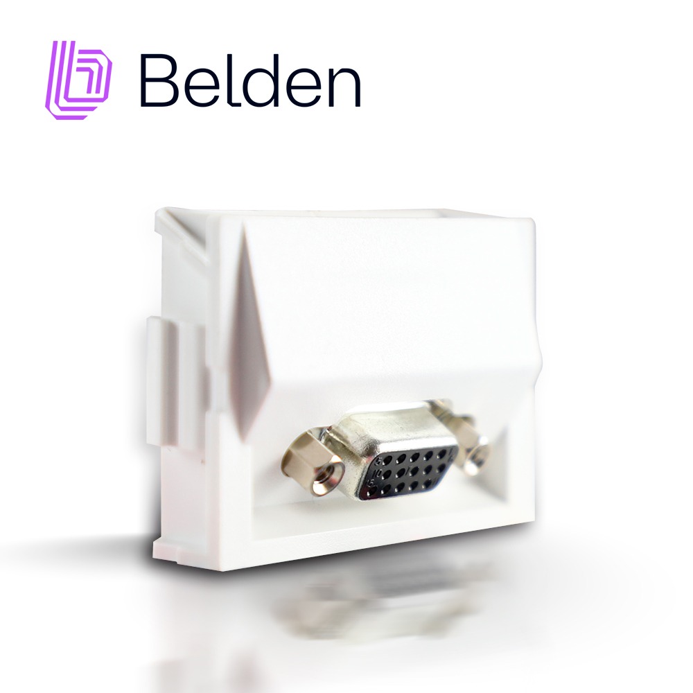 Inserto Multimedia Belden AX102336 MediaFlex SVGA Blanco | Conectividad Pro