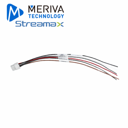 CABLE DE VELOCIDAD MERIVA STREAMAX MSC A16MAX / CONECTOR 5557 DE 8PIN / 25CM / SALIDAS DE ALARMA / COMPATIBLE CON DVR MOVIL A16MAX