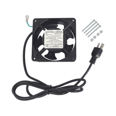 Ventilador 110 Vca de 12 x 12 cm con Cable y Clavija