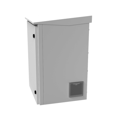 Gabinete de Exterior con Rack de 19" de 16U con Ventiladores y Termostato, Se envía el Gabinete Armado. (Montaje a poste o torre se vende por separado). - Image 6