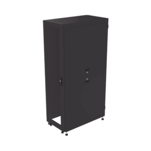 Gabinete para Telecomunicaciones Rack Estándar de 19", 42UR, 600 mm Ancho x 1000 mm Profundidad. Fabricado en Acero, Se envía el Gabinete Armado.